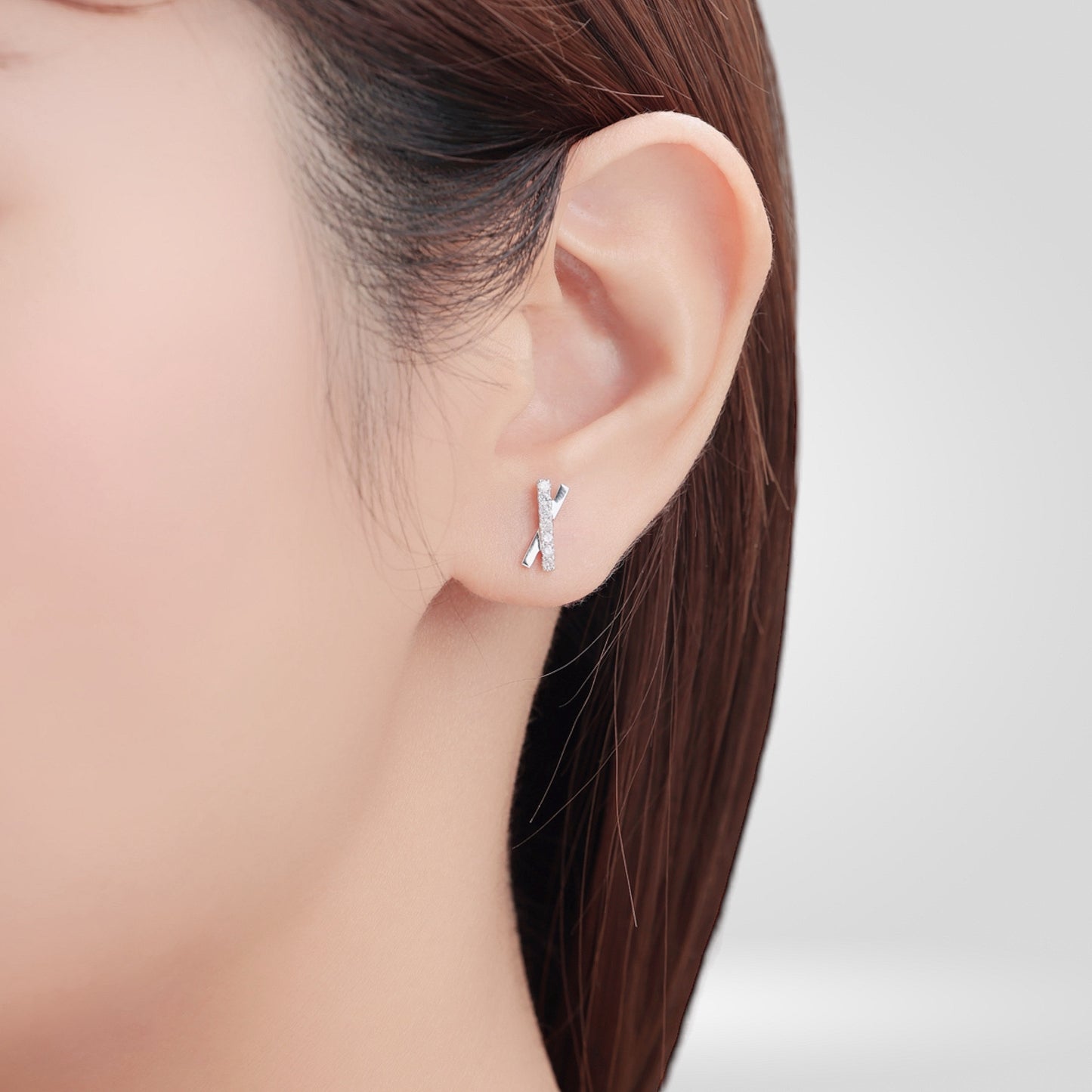 Galaxy White Gold Diamond Earrings