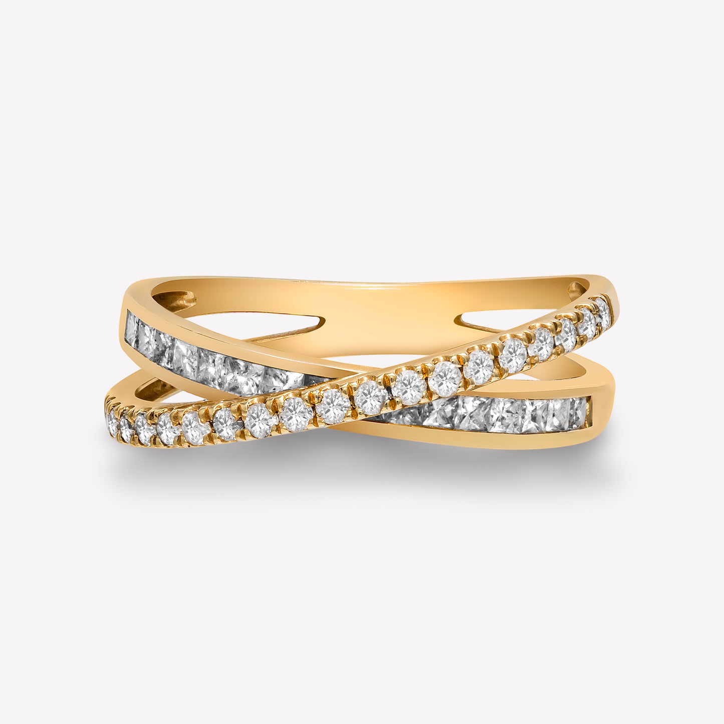 Galaxy Yellow Gold Diamond Ring