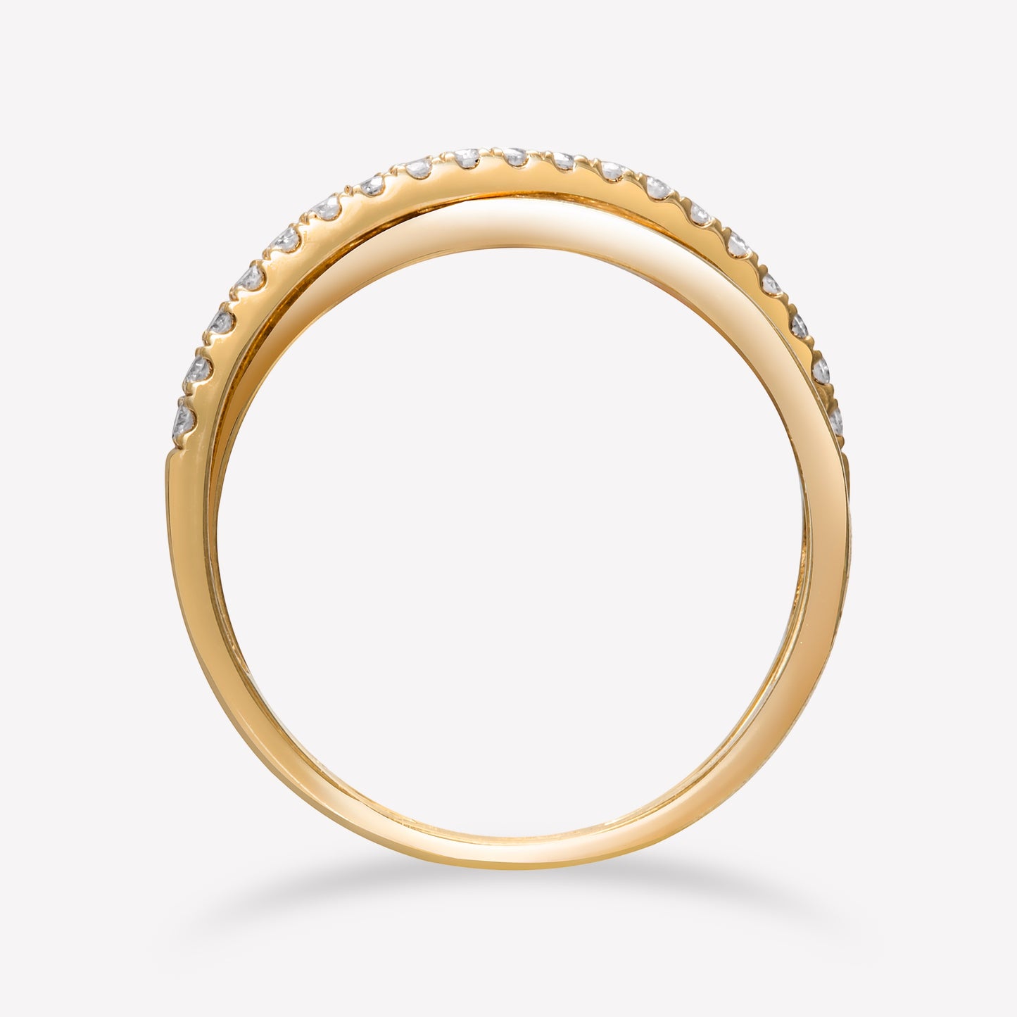 Galaxy Yellow Gold Diamond Ring