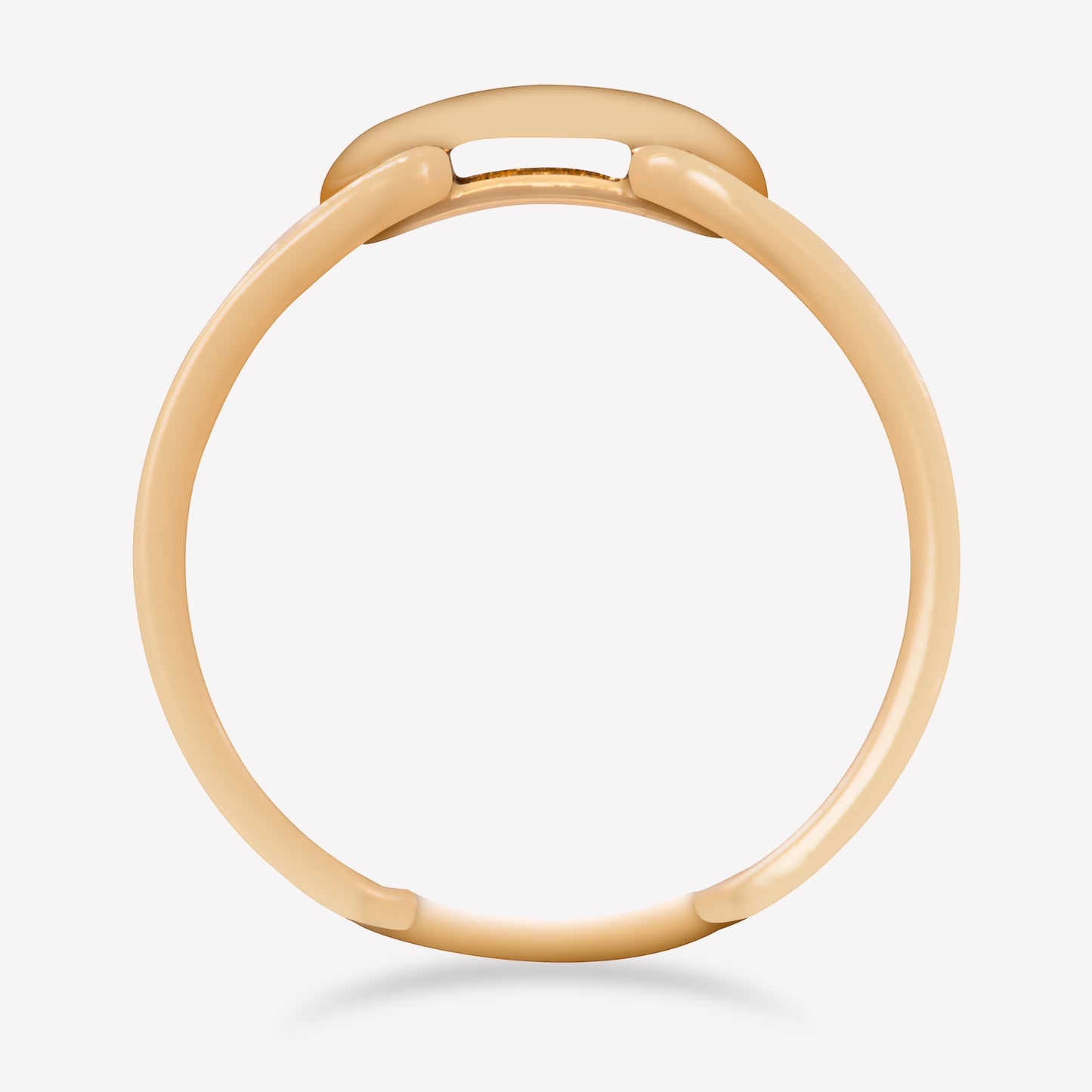 Links Deluxe Yellow Gold Diamond Ring
