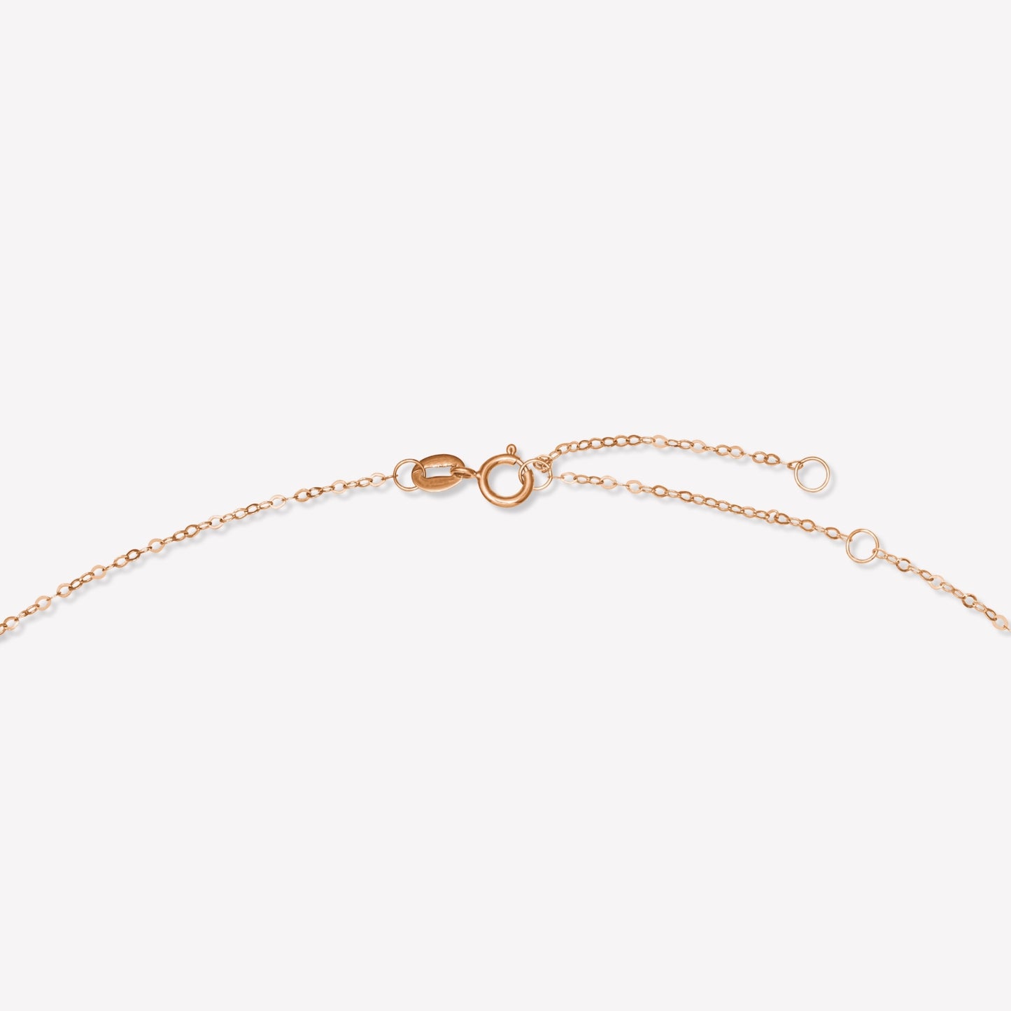 Smile Rose Gold Diamond Necklace